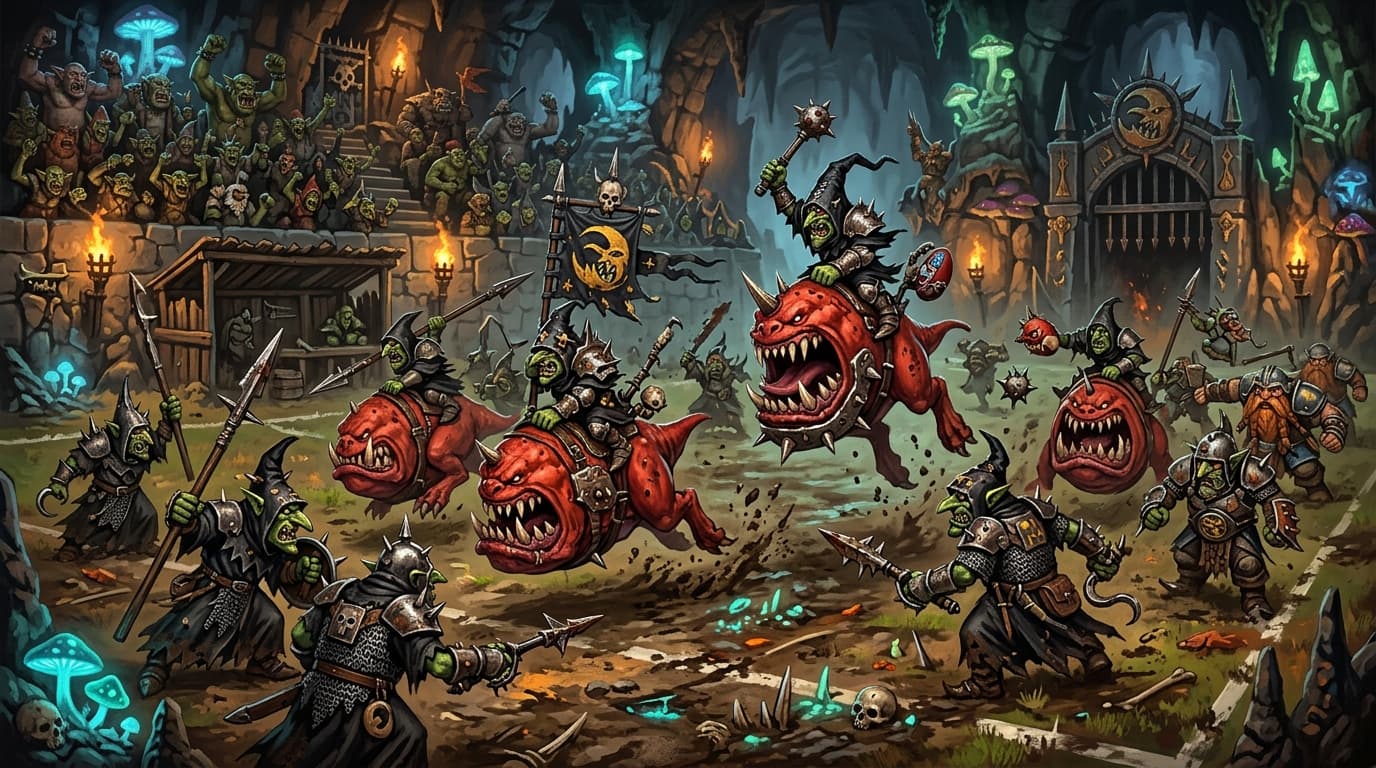 Los Goblins Nocturnos y sus Garrapatos llegan a Blood Bowl: desvelado el nuevo equipo oficial y la Spike! Journal Nº 23